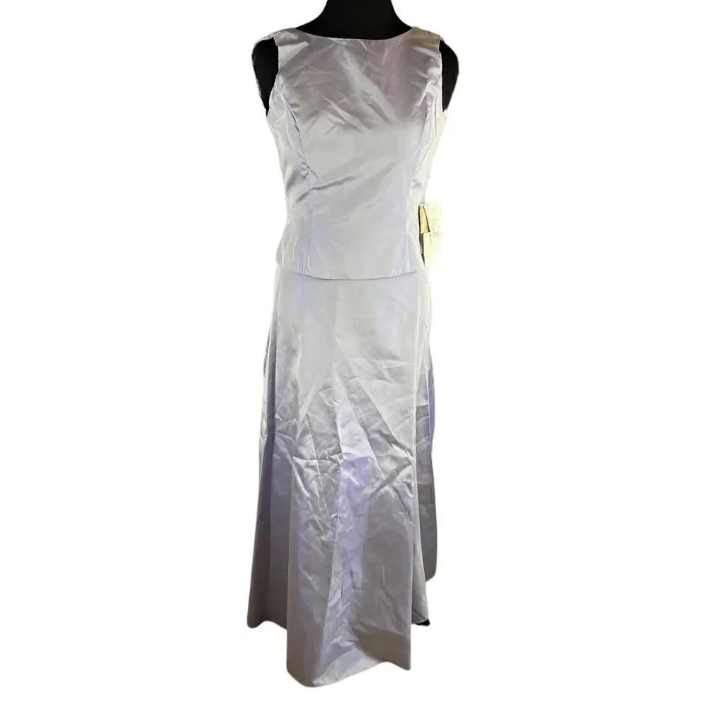 Jessica McClintock bridal millennium 2000 lavender iridescent 2 piece gown 6